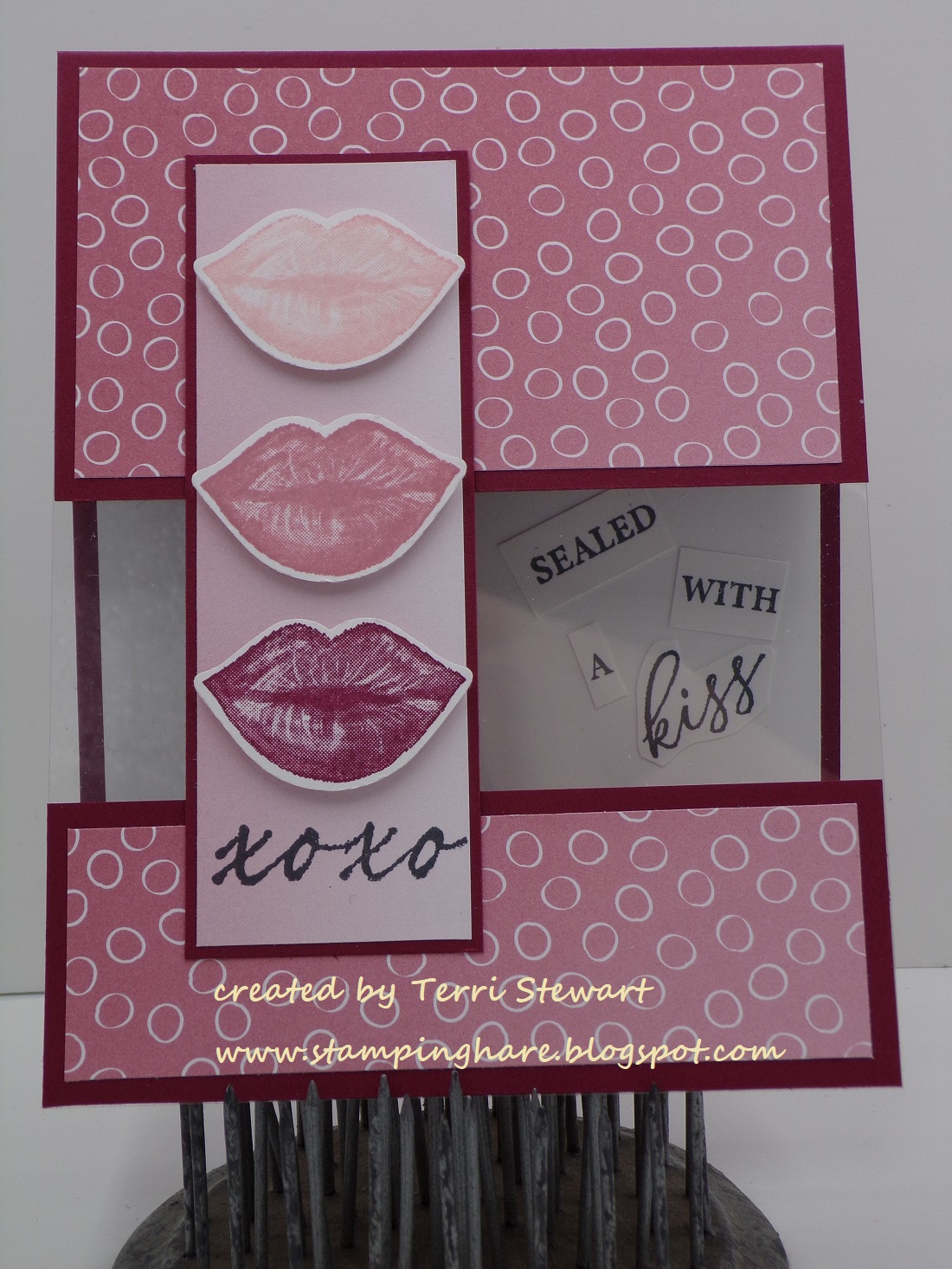Hearts and kisses with oh so ombre dsp aug gsf case