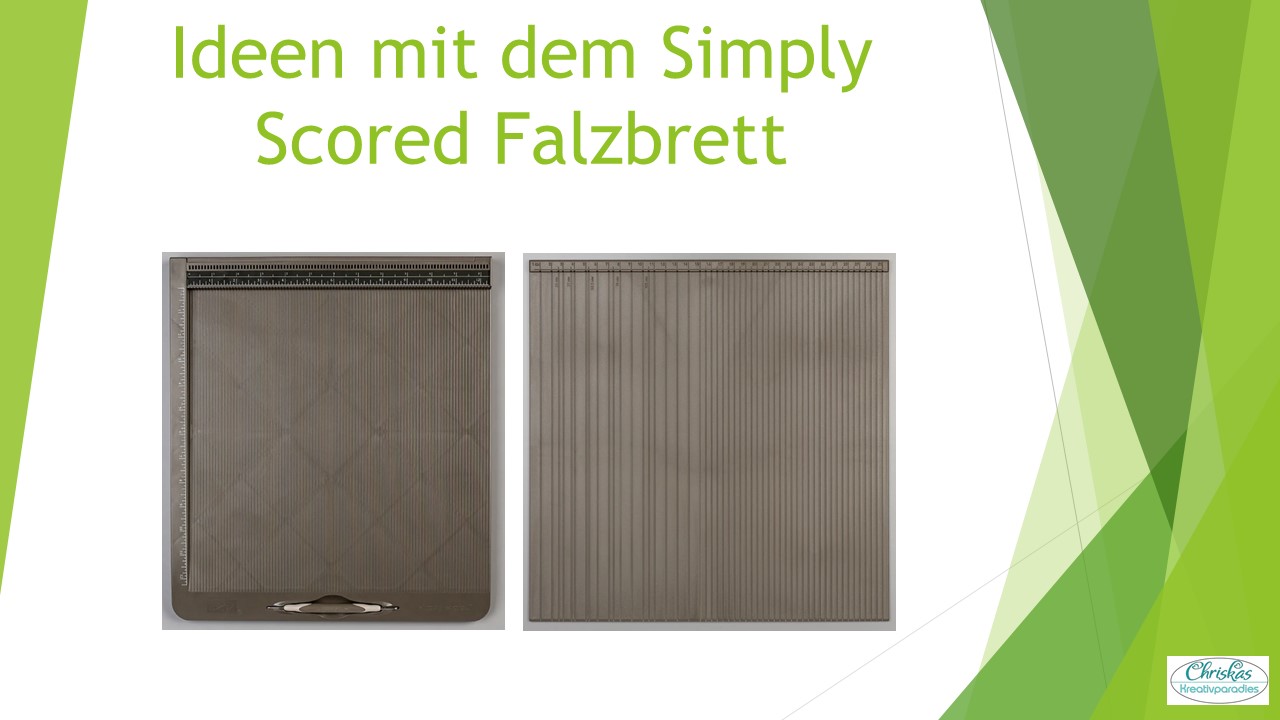Ideen mit dem simply scored falzbrett