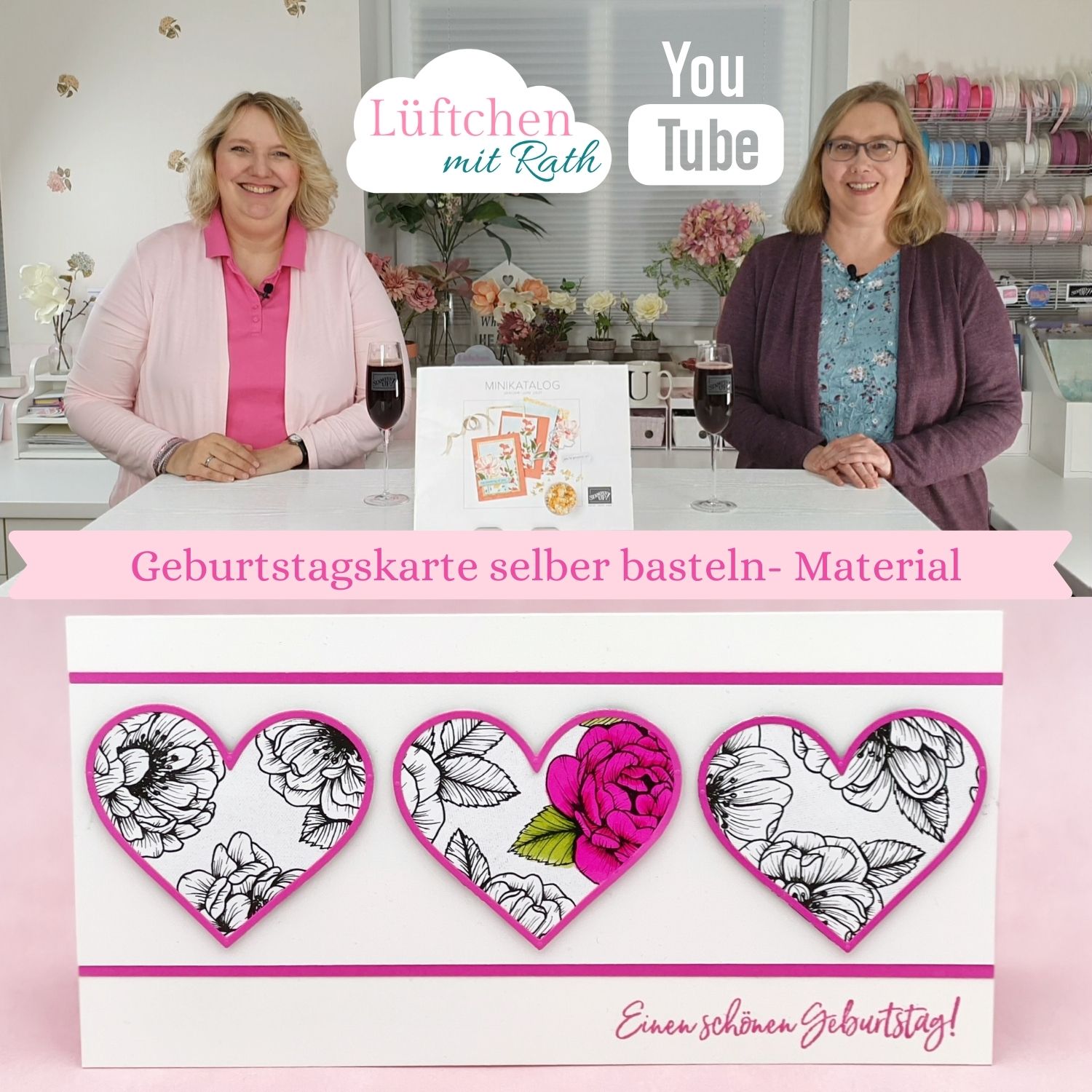 Material geburtstagskarte herz