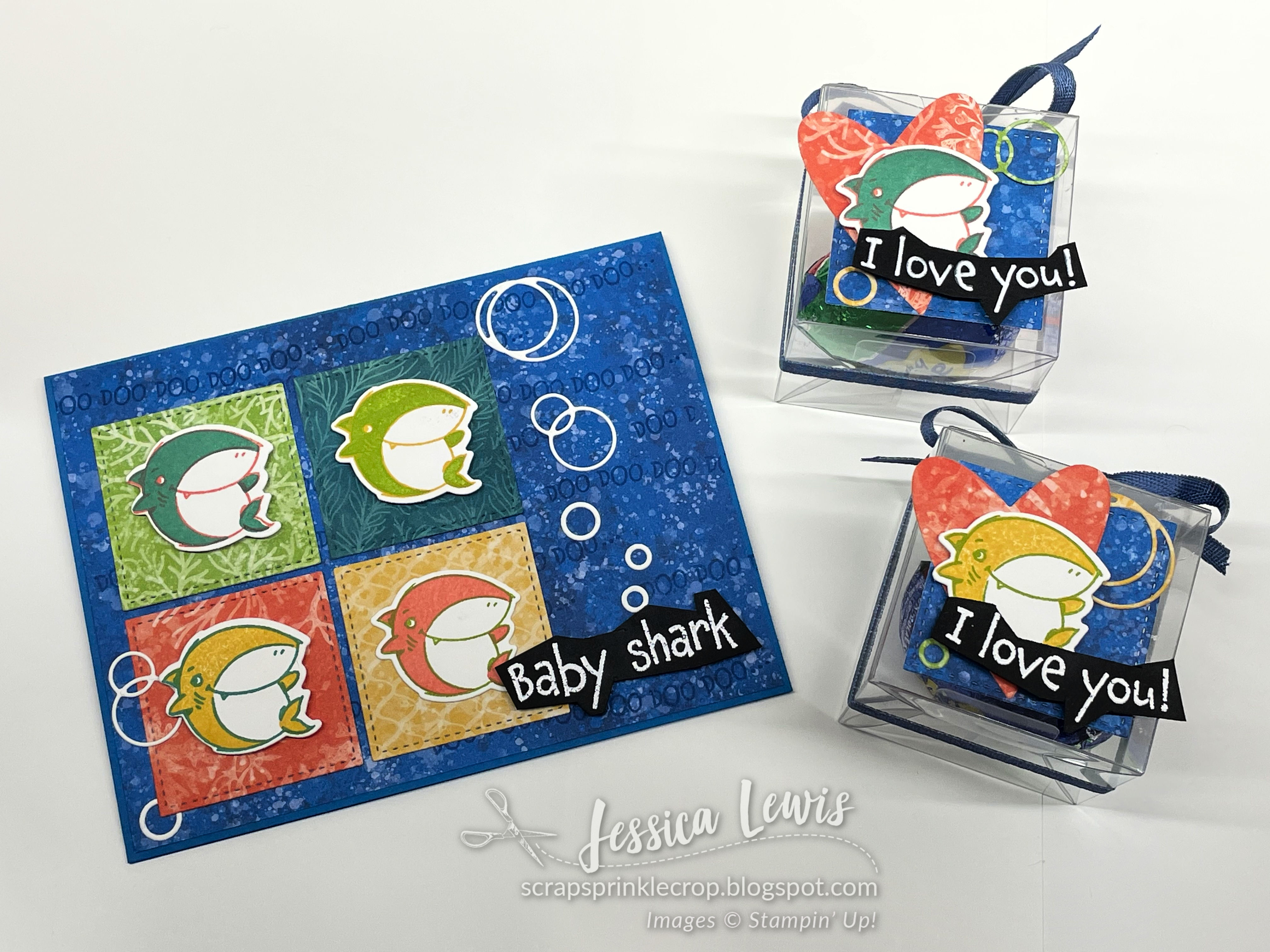 Shark frenzy card and gift boxes   wm