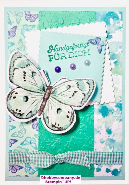 Handgefertigt karte fabelhafte falter 5