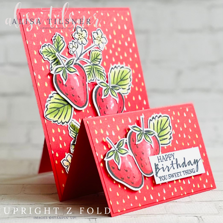 Upright z fold