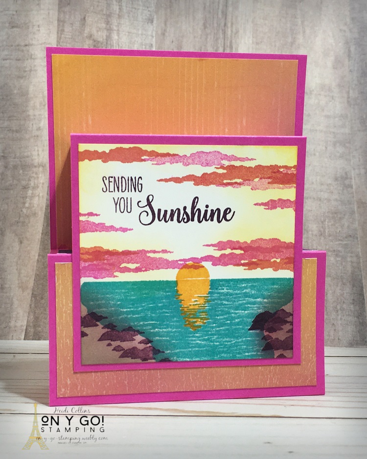 Box fun fold sunset