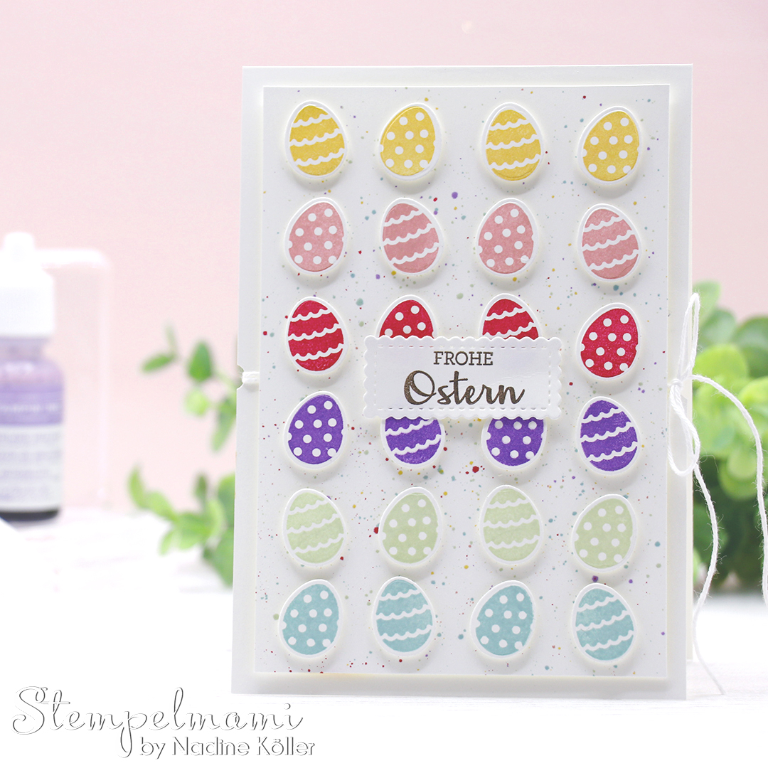 Stampin up osterkarte basteln kreative kraenze stempelmami instagram
