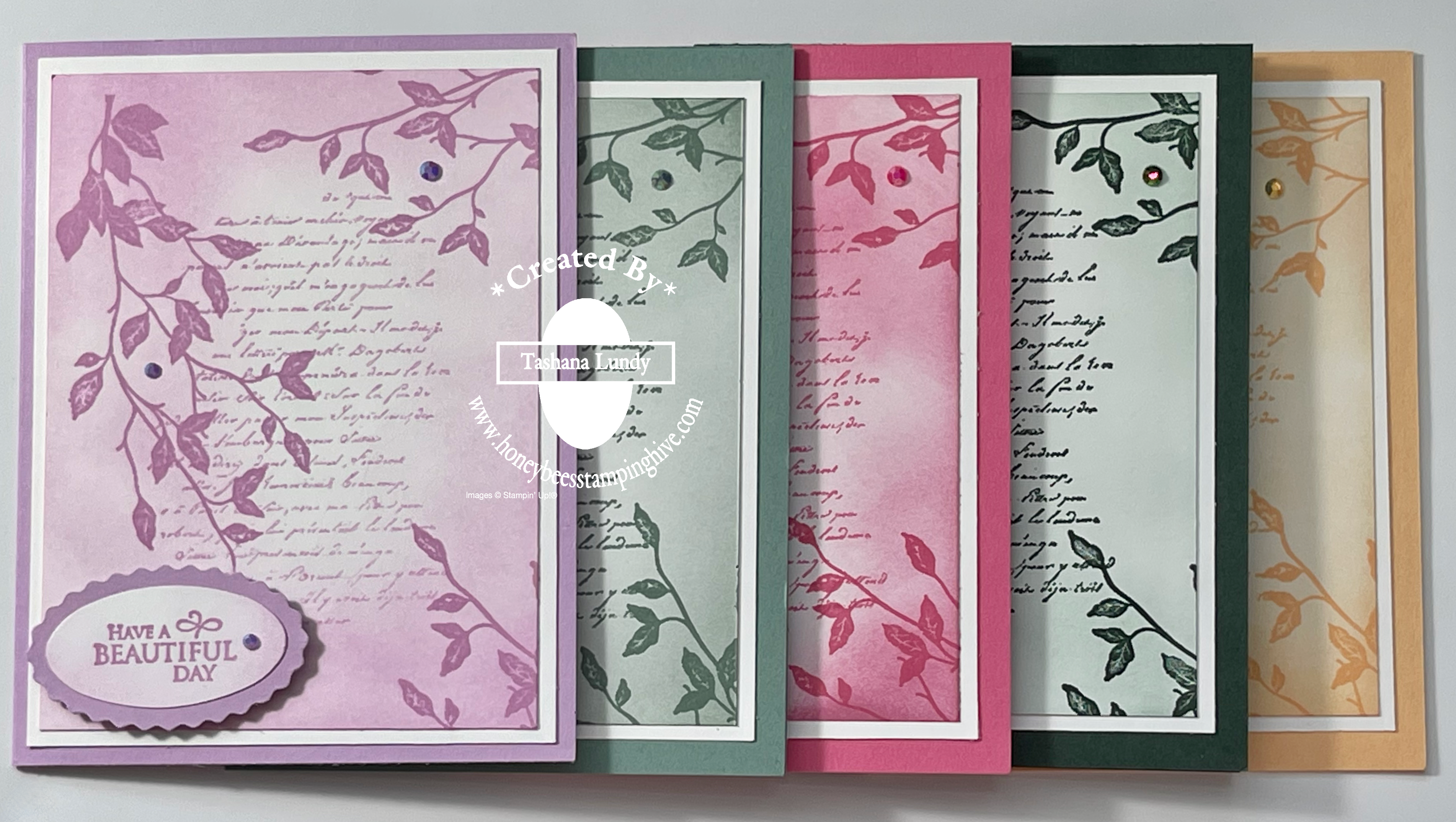 Very versailles in colors card set honeybee s stamping hive