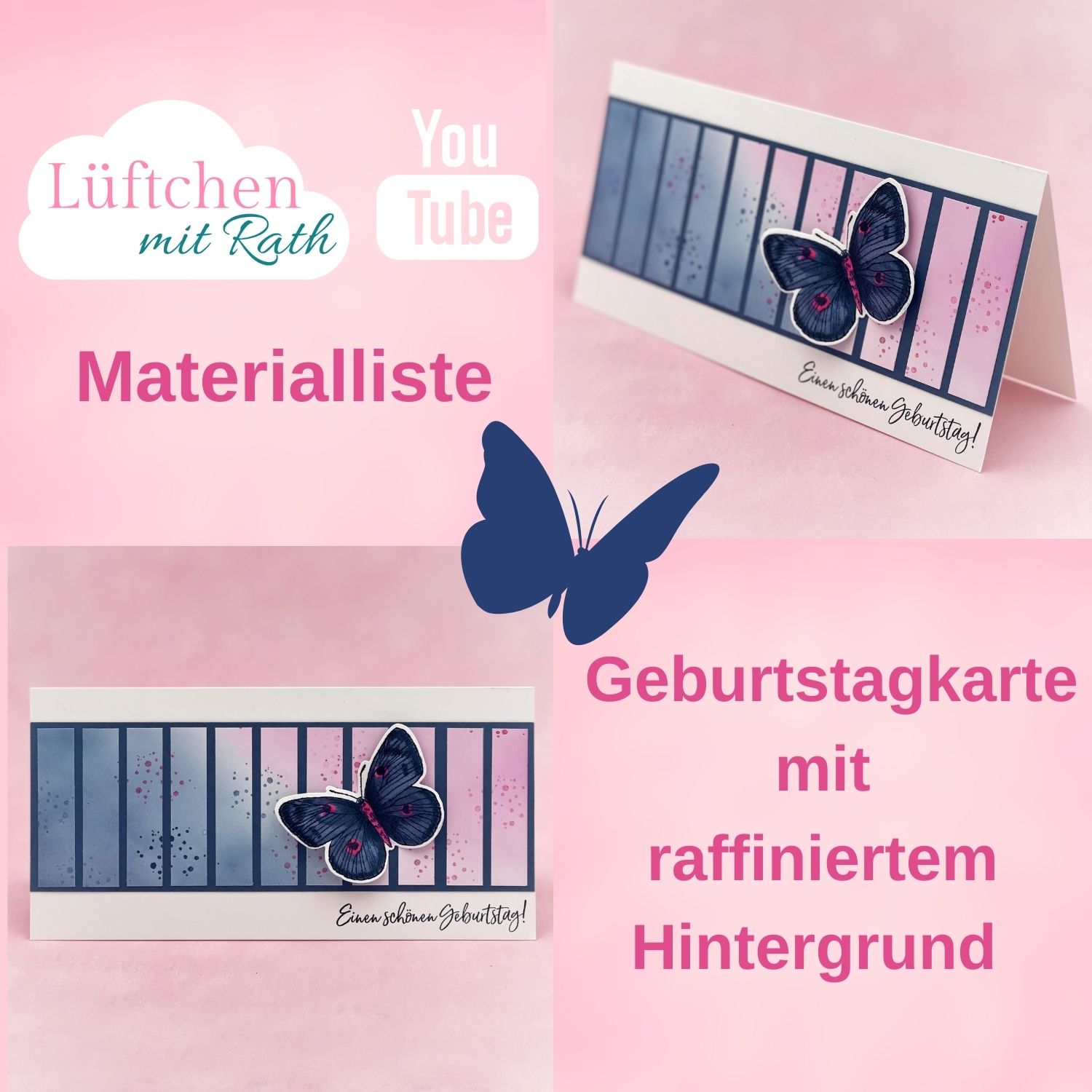 Material geburtstagskarte hintergrund