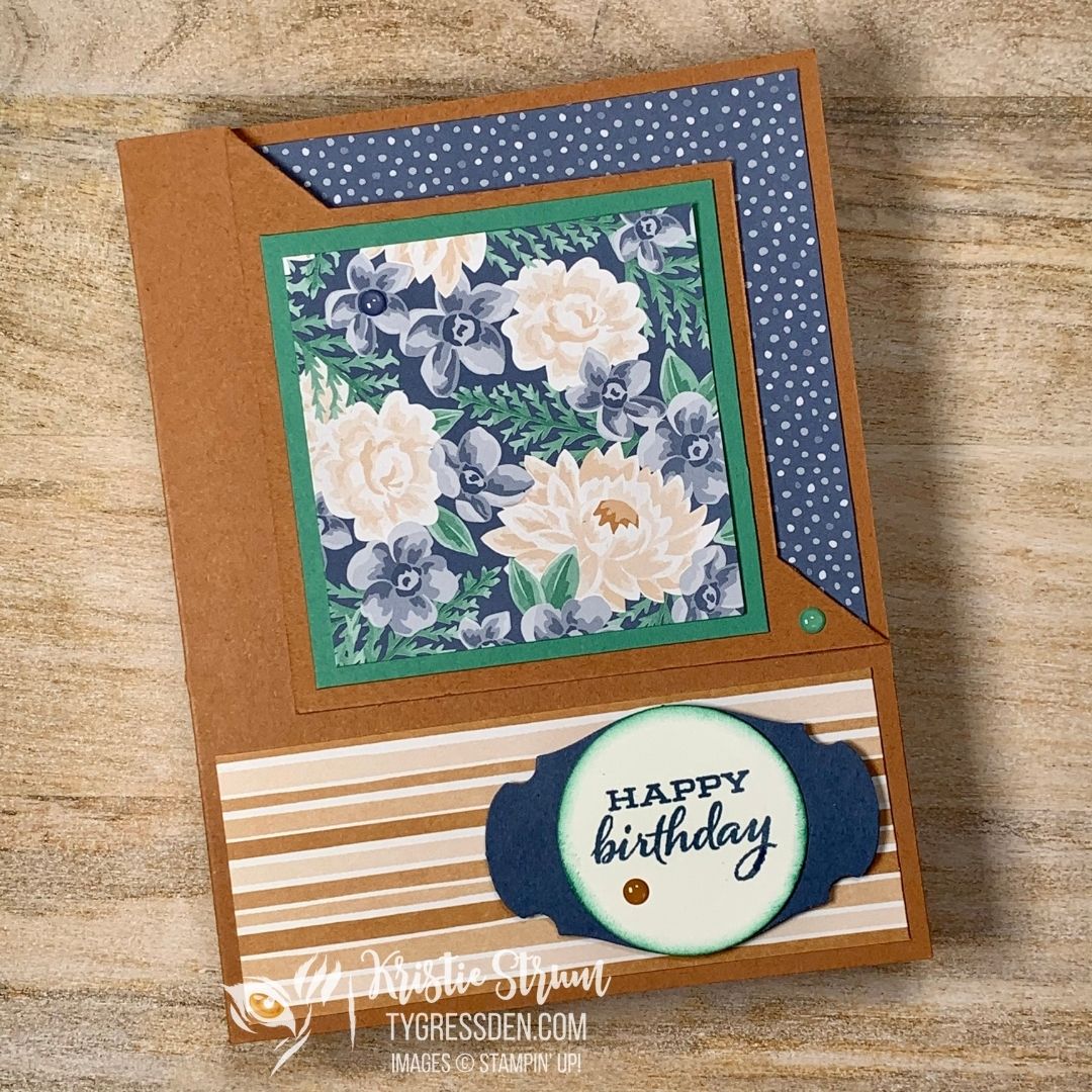 Winter flowers happy birthday square 1