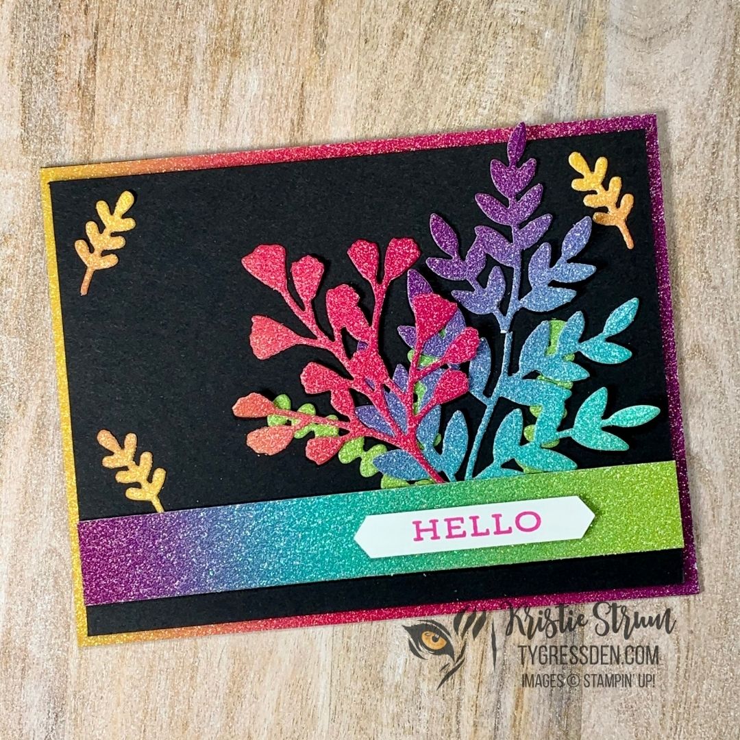 Forever greenery rainbow hello square 2