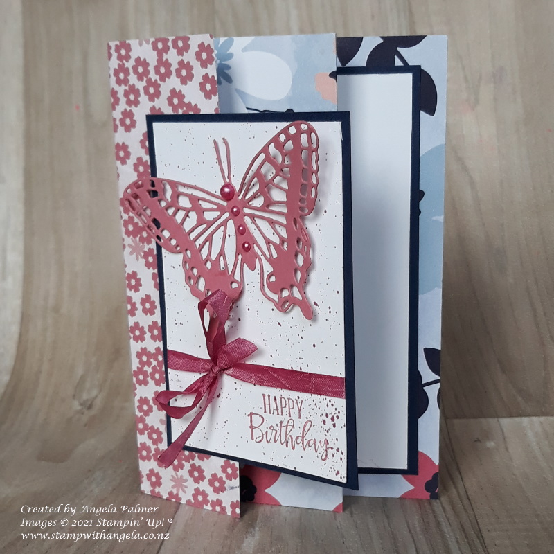 Butterfly brilliance trifold card