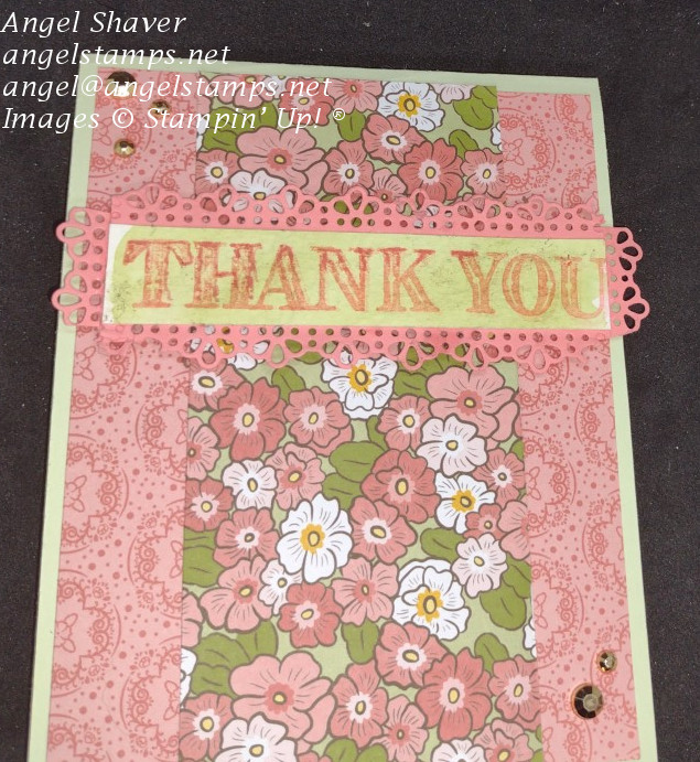 Vintage floral thank you oursider