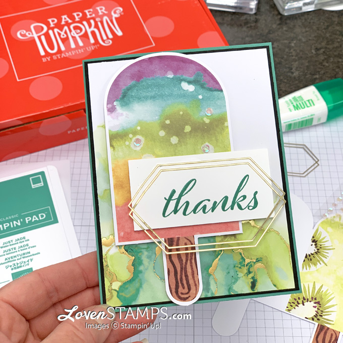 Ep 136 april 2021 so cool alternative paper pumpkin project idea card popsicle kit expressions in ink dsp new