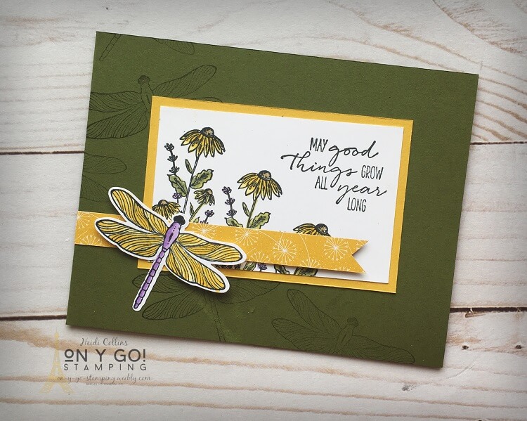 Mystery stamping sketch dragonfly garden resized