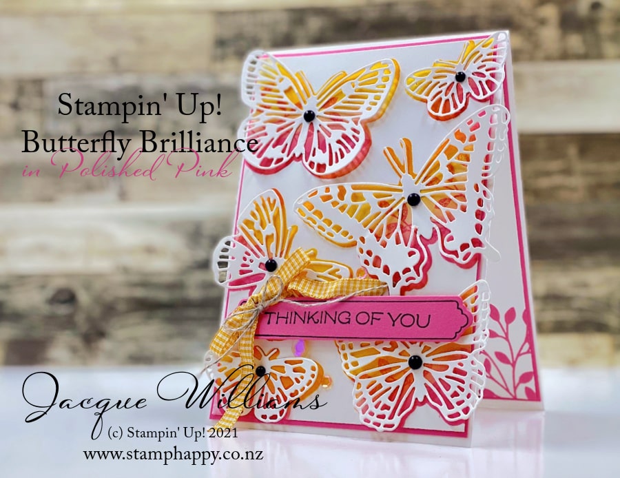 Stampin up butterfly brilliance polished pink blending brushes teenage girl card blog min