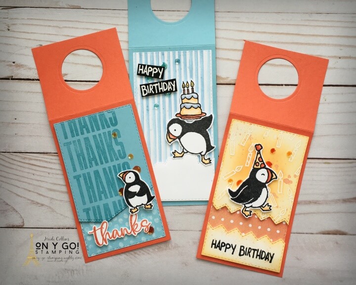 Batch wine tag puffins group