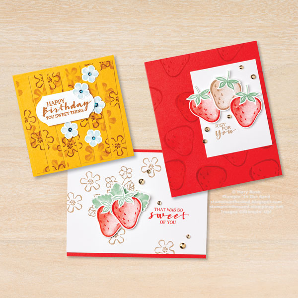 Sweet strawberry samples
