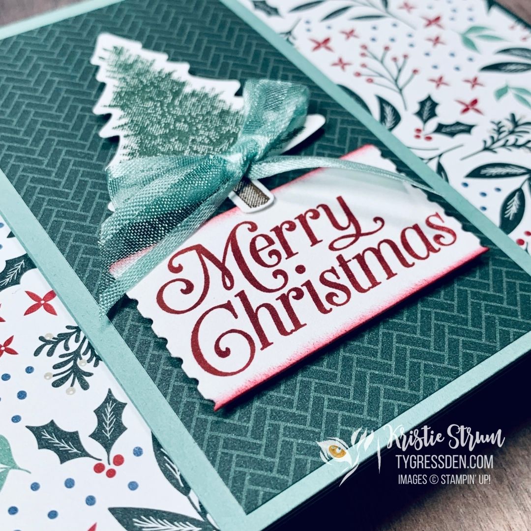 Perfectly plaid merry christmas square 1