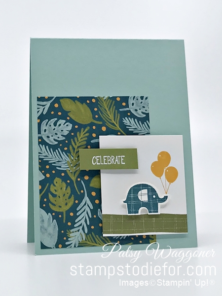 Card sketch ss050 little elephant stamp set