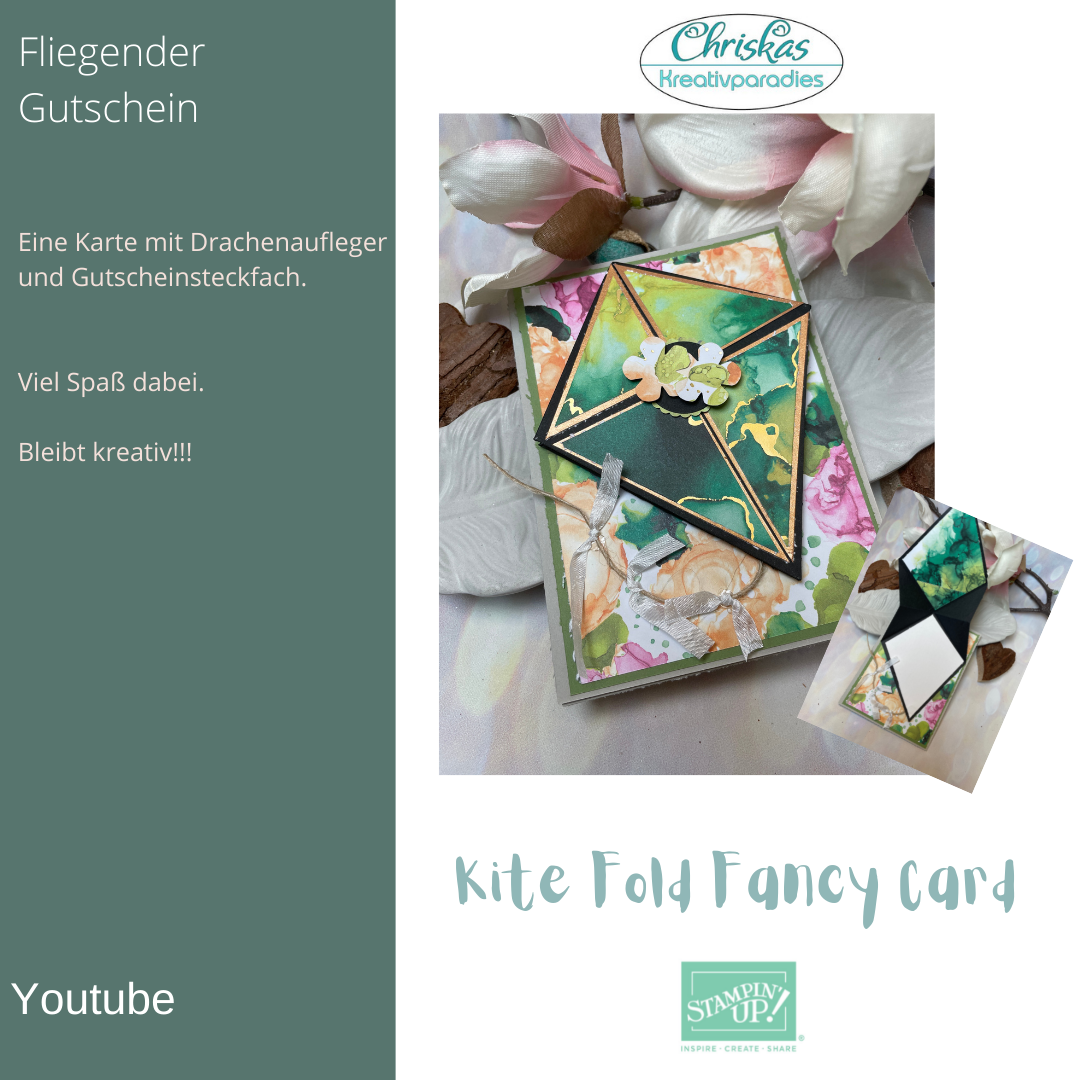 Kite fancy fold card