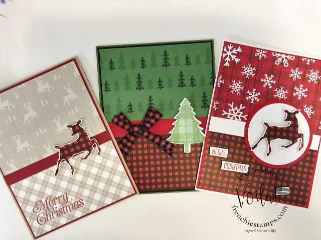 Simple holiday cards with peaceful prints designer paper 