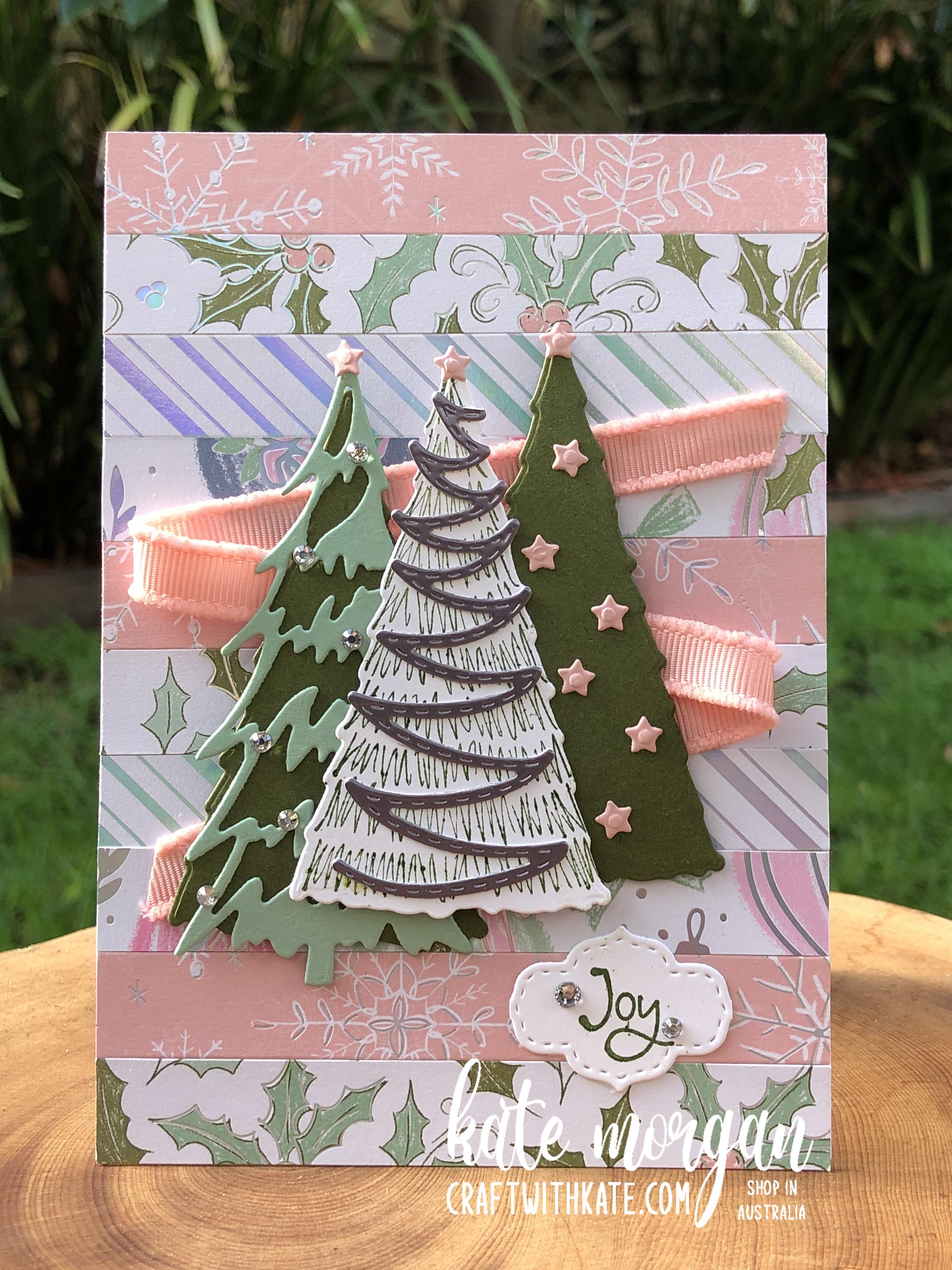 Whimsy and wonder  christmas card 1 hoc by kate morgan  stampin up australia christmas 2021