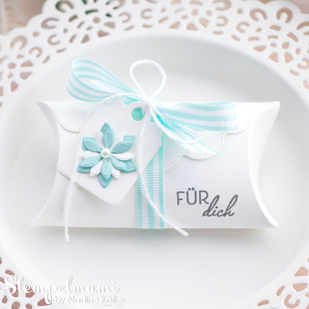 Stampin up verzierte kissenschachtel pretty pillowbox stempelmami instagram