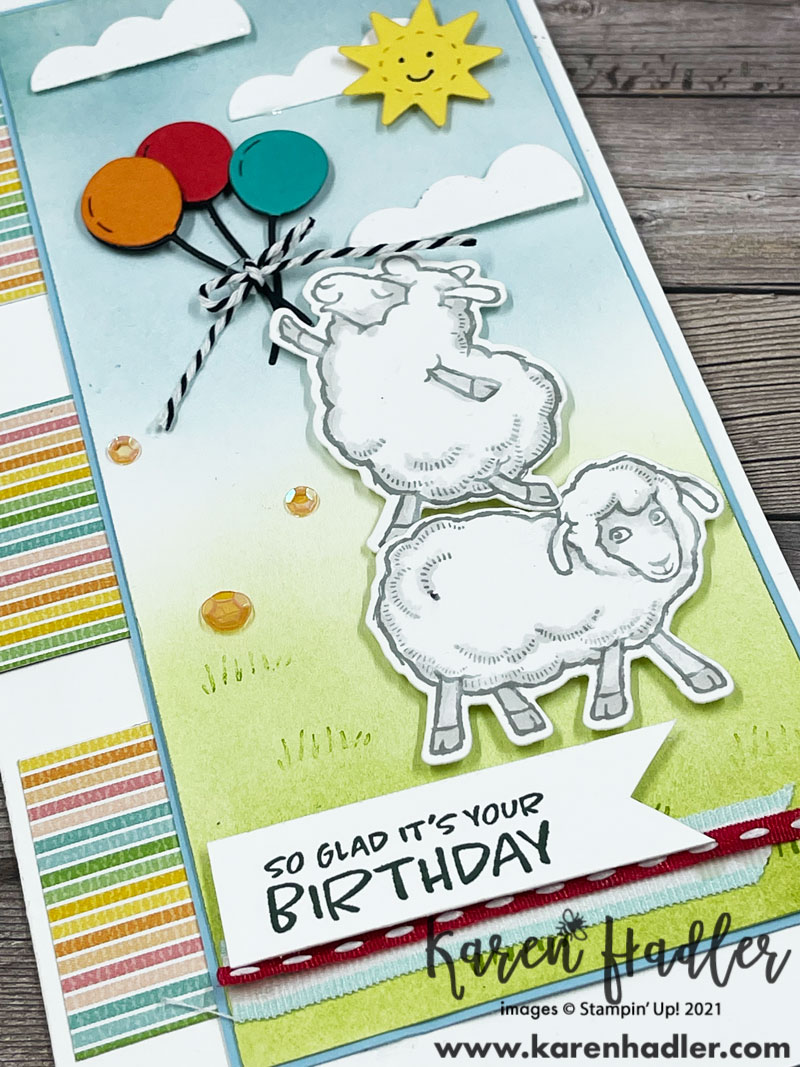 So glad its your birthday counting sheep close up