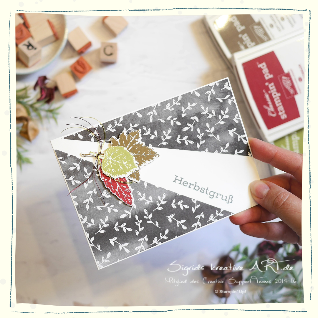 Gorgeous leaves designerpapier herbstgruss 13