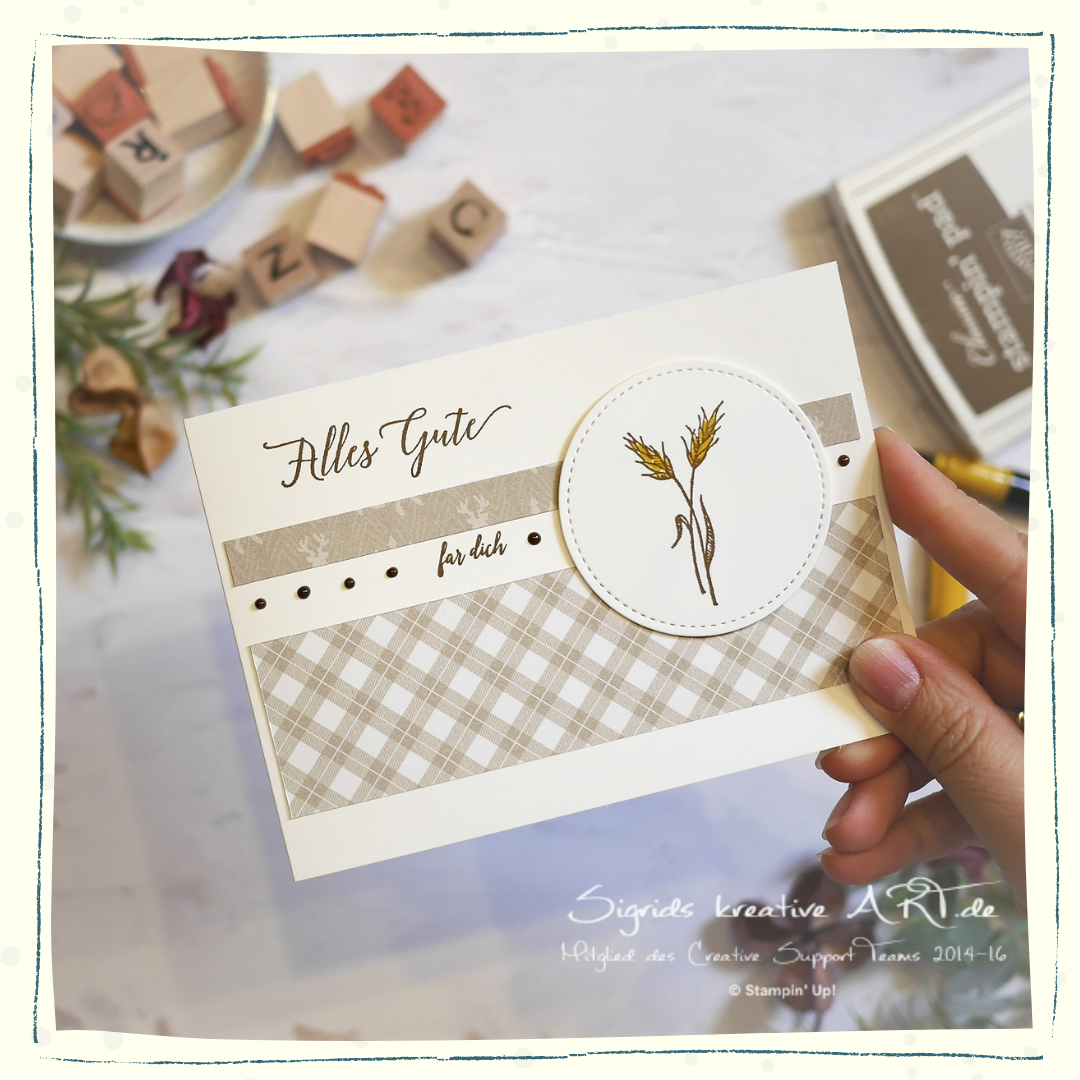Herbstgruss mit %c3%a4hren stampin up 14