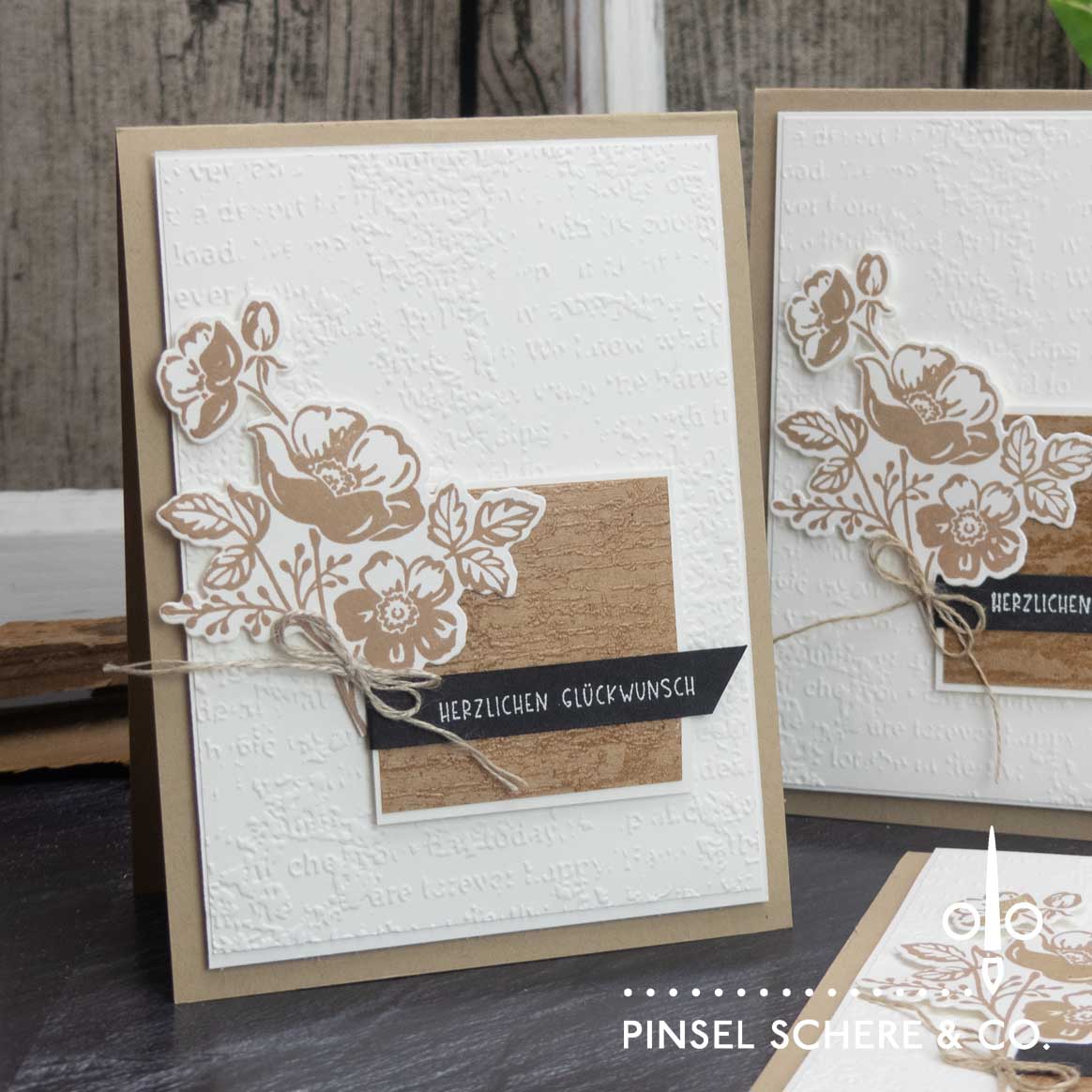 Stampin up shaded summer sommerblueten grussfamilie vintage druckschrift geburtstagspost pinselschereco alexandra grape 07