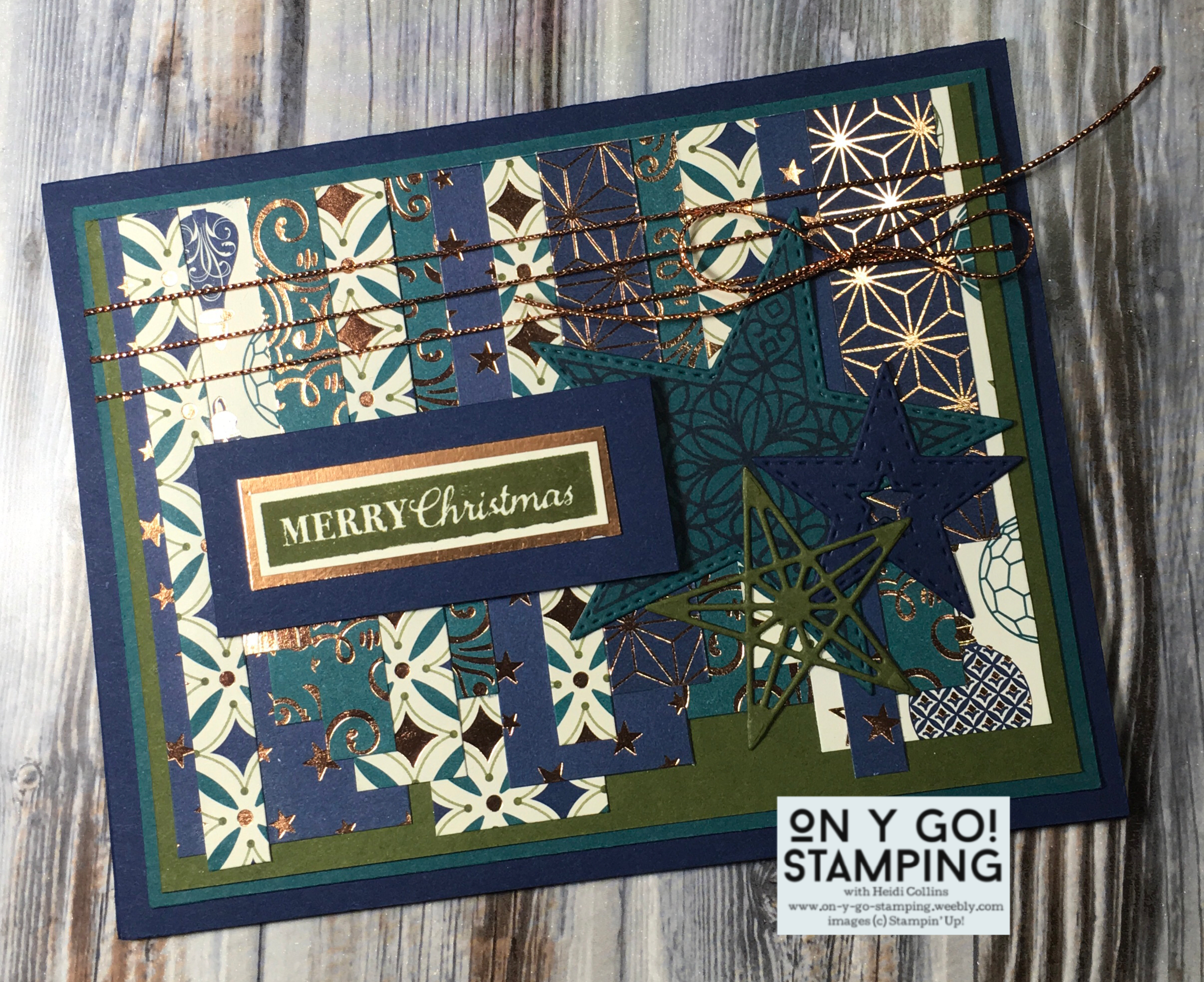 Christmas scraps card