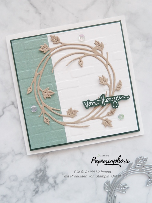 Stampinup danke karte schoener kranz mauerwerk 2 astridspapiereuphorie 202109