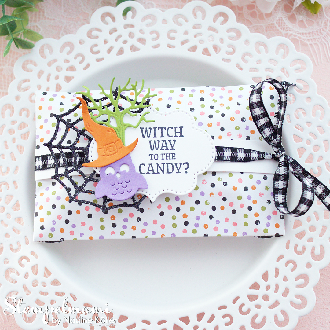 Stampin up video anleitung goodie fuer halloween mit frightfully cute stempelmami kopie