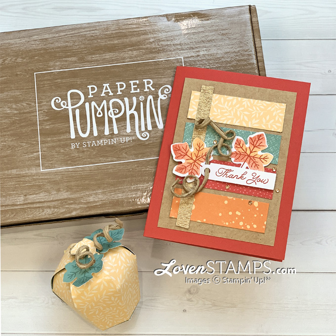 Stampin Up Paper Pumpkin Project