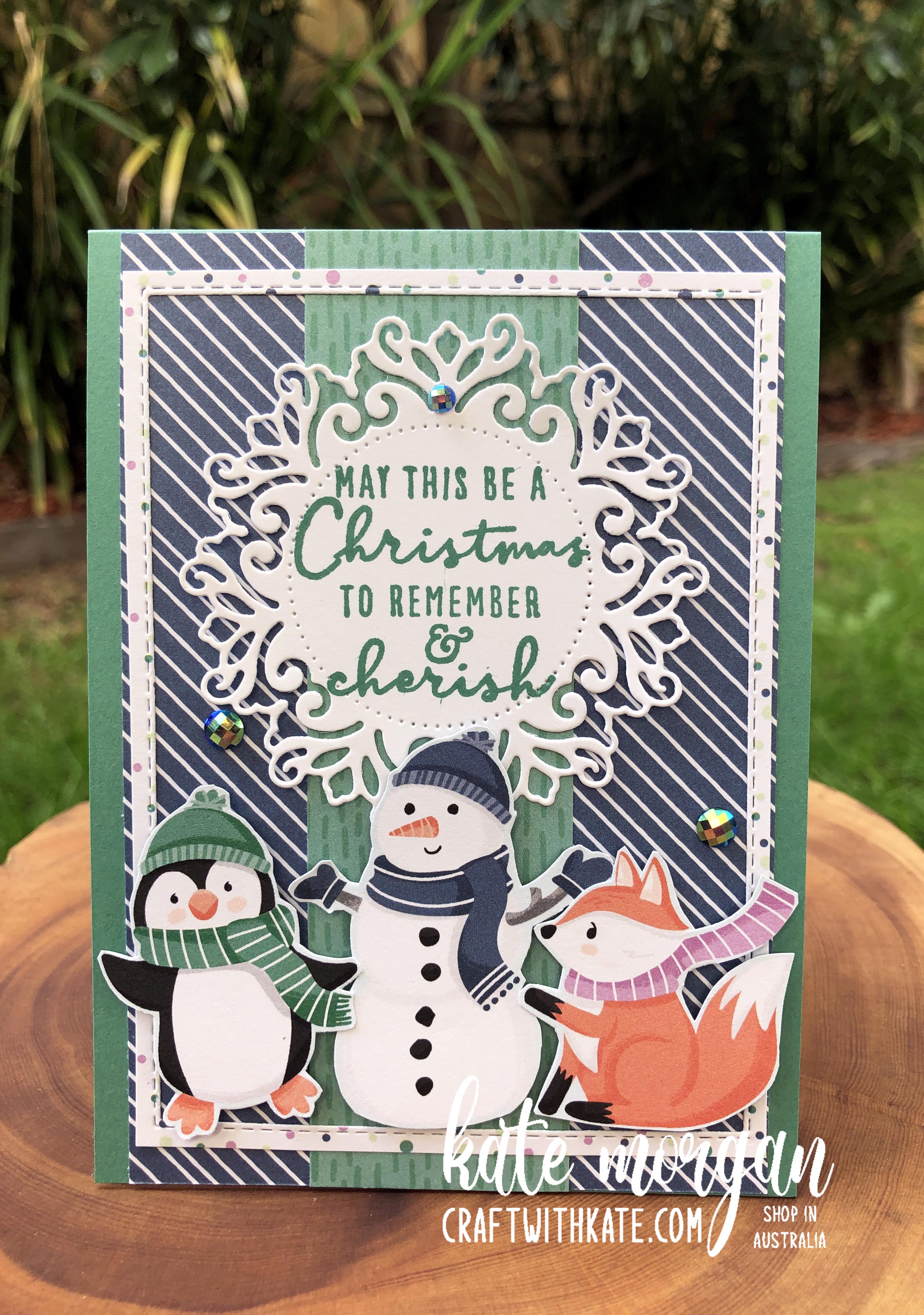 Penguin playmates saleabration 2021 by kate morgan  stampin up australia heart of christmas 1