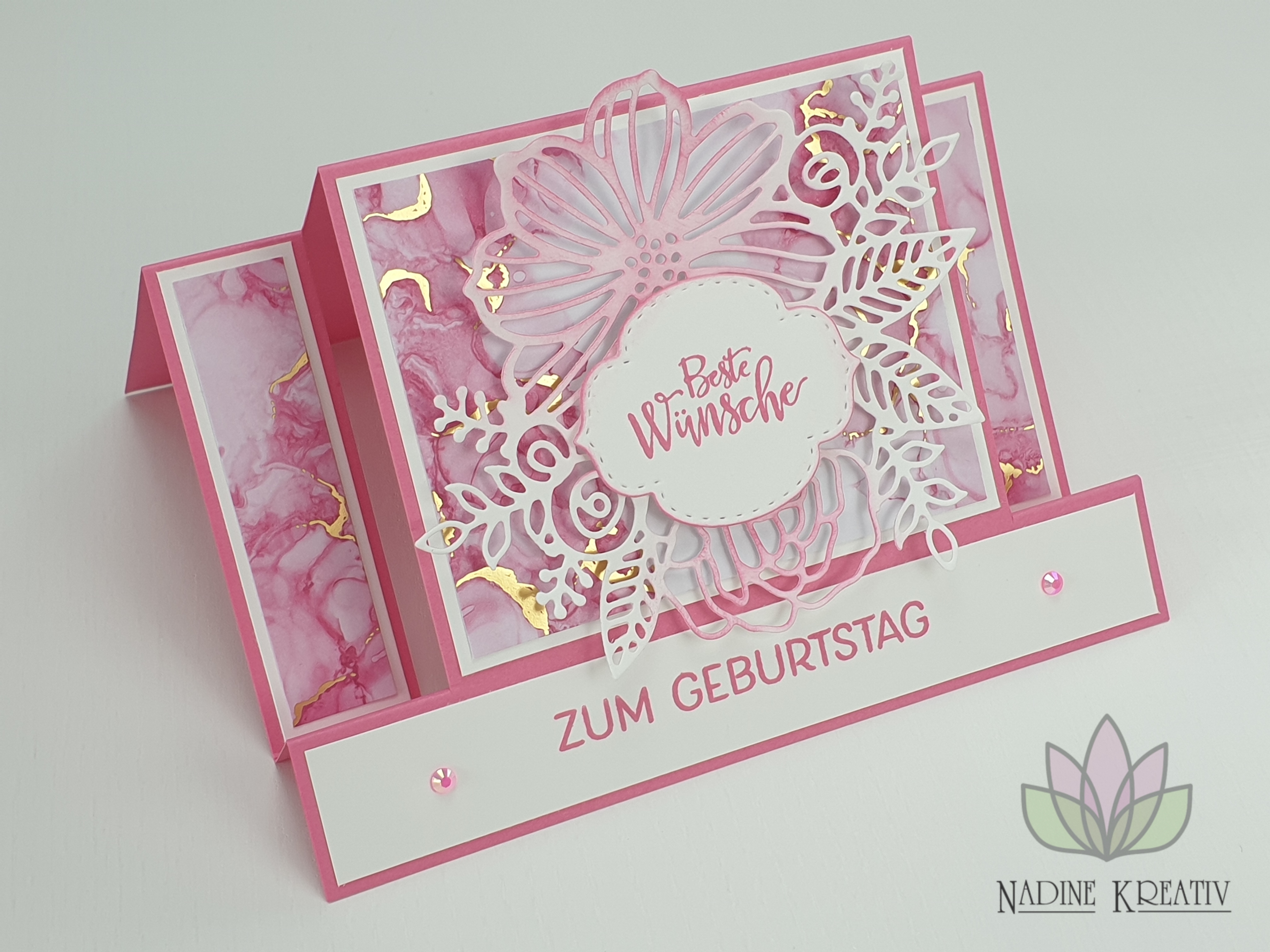 Center step card tintenkunst 01