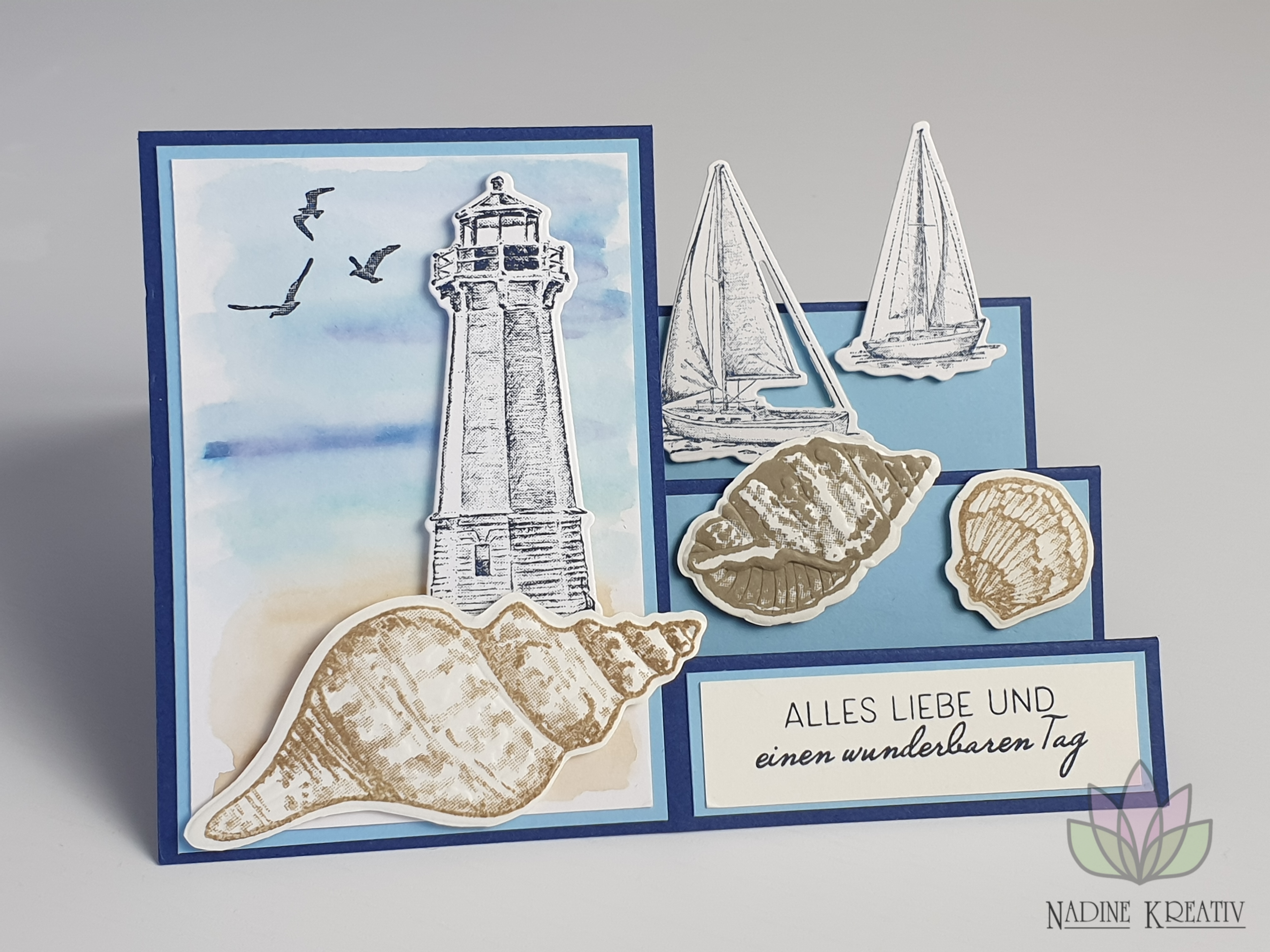 Side step card sand und meer 01