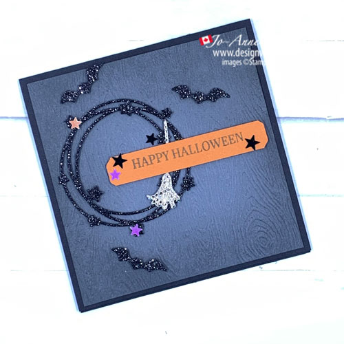 Make a cute halloween wreath card2