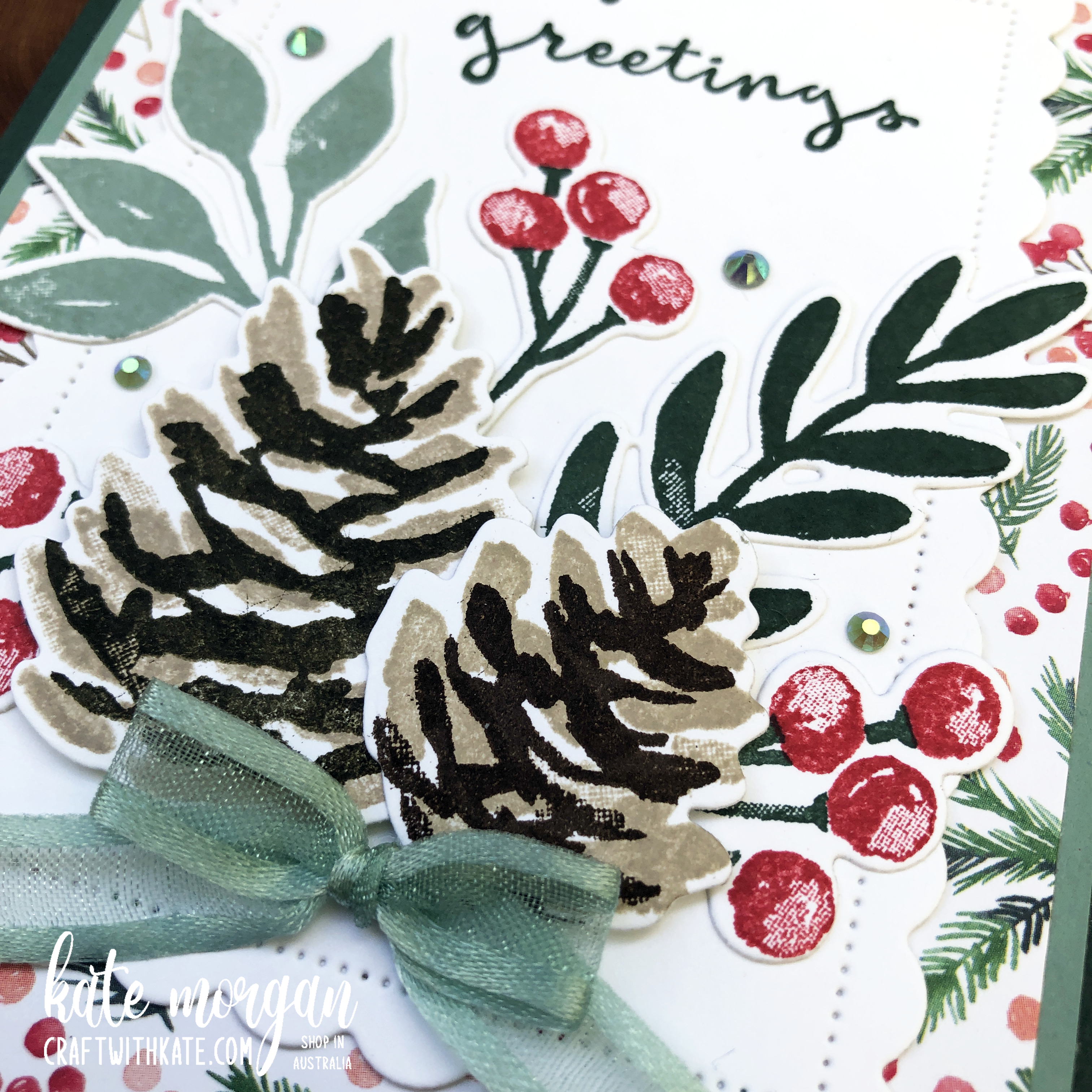 Christmas season seasons greetings by kate morgan  stampin up australia 2021 sq