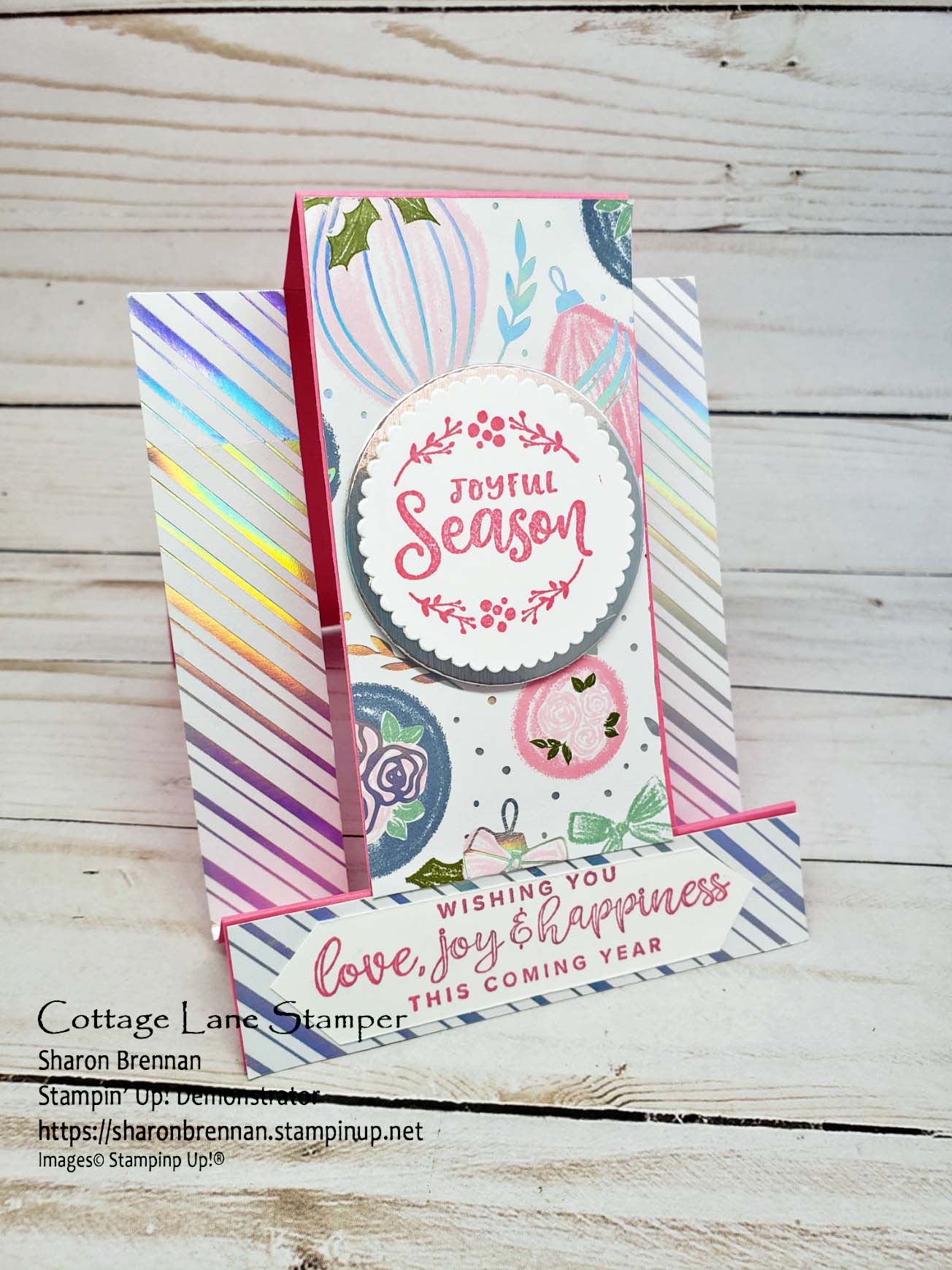 Center step fold card 1