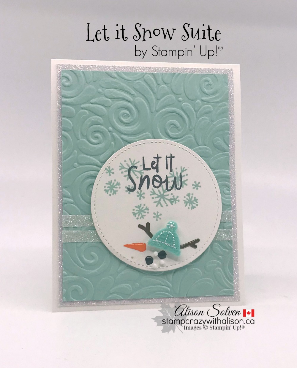 Let it snow suite www.stampcrazywithalison.com 9
