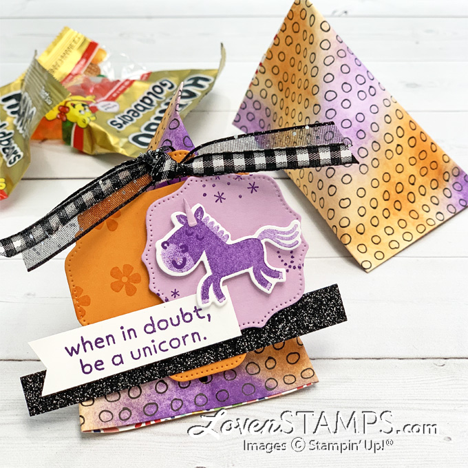 Ep 208 hippo happiness sour cream container halloween treat tutorial blending brushes be a unicorn candy box