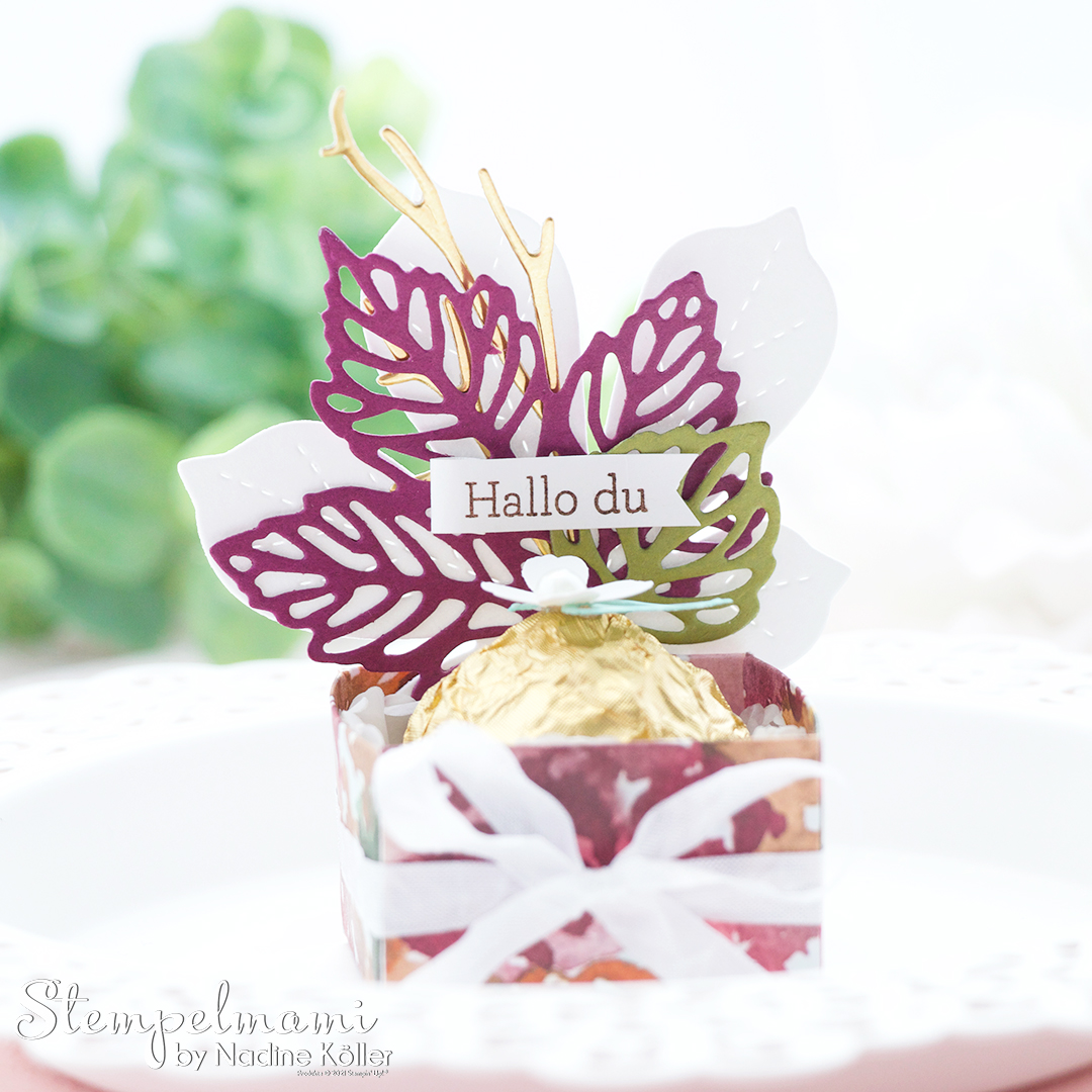 Stampin up video anleitung herbstliches tischgoodie als willkommensgruss basteln gastgeschenk tischdekoration stempelmami youtube 4