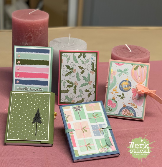 1 set 5 tage 25 ideen  baumzauber  designerpapier zauber der feiertage  notizblock  idee
