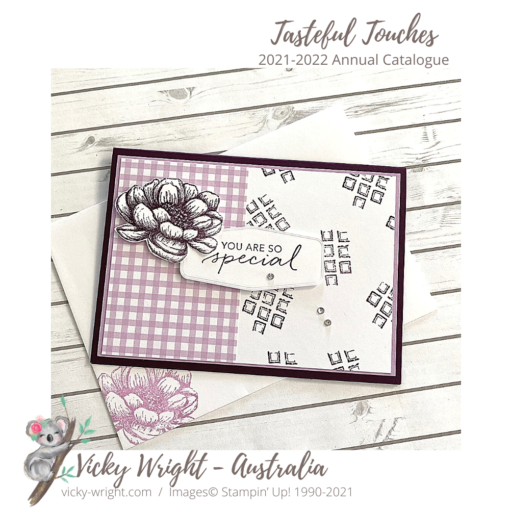 Vicky wright stampin up tasteful touches 1