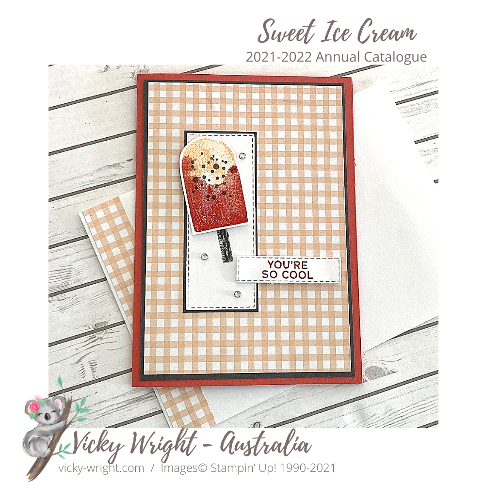 Vicky wright stampin up sweet ice cream 2
