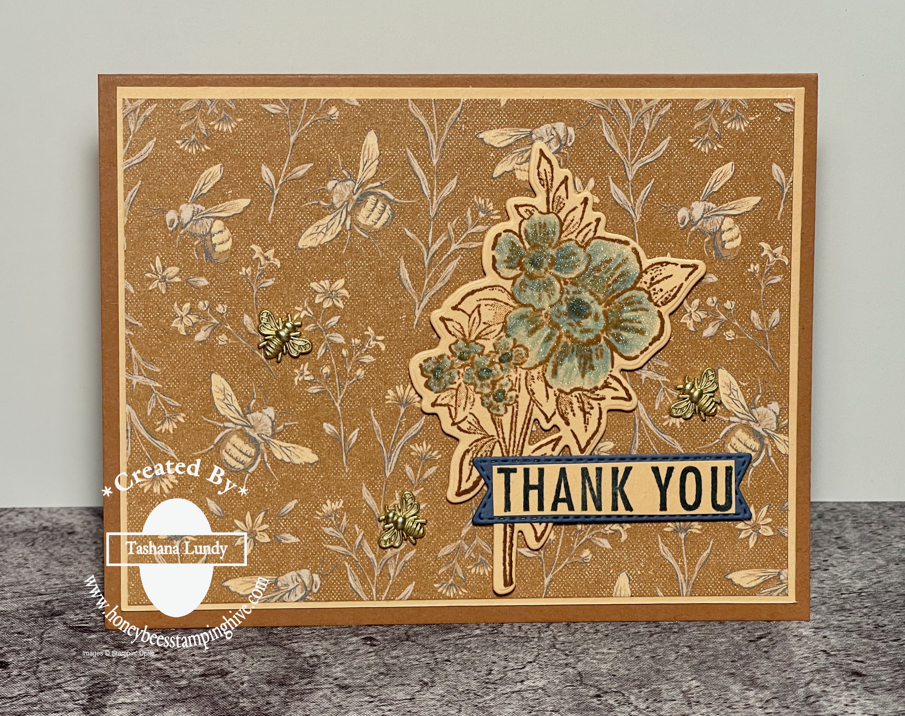 Video   heart   home    thank you card honeybee s stamping hive