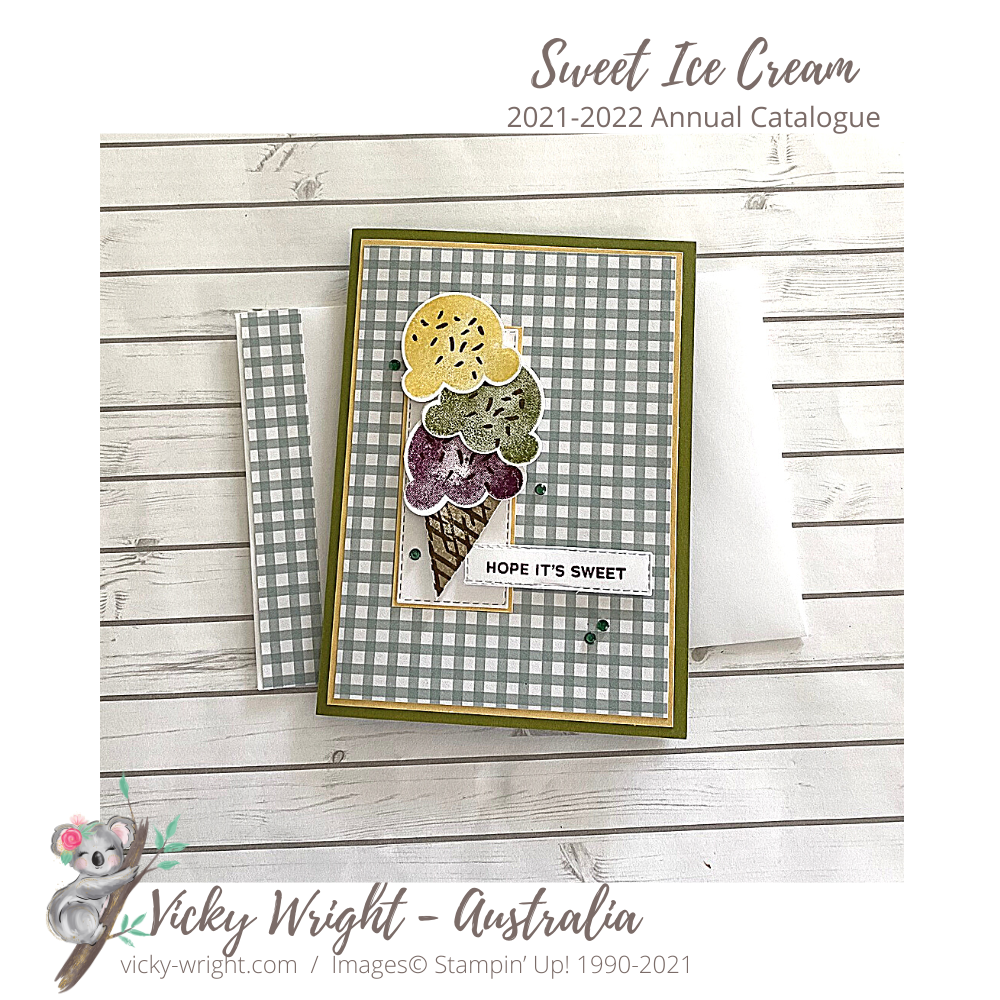 Vicky wright stampin up sweet ice cream 1