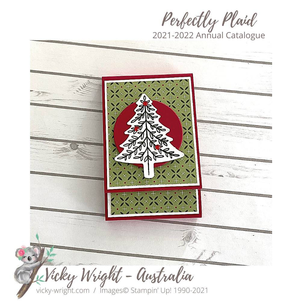 Vicky wright stampin up perfectly plaid 1
