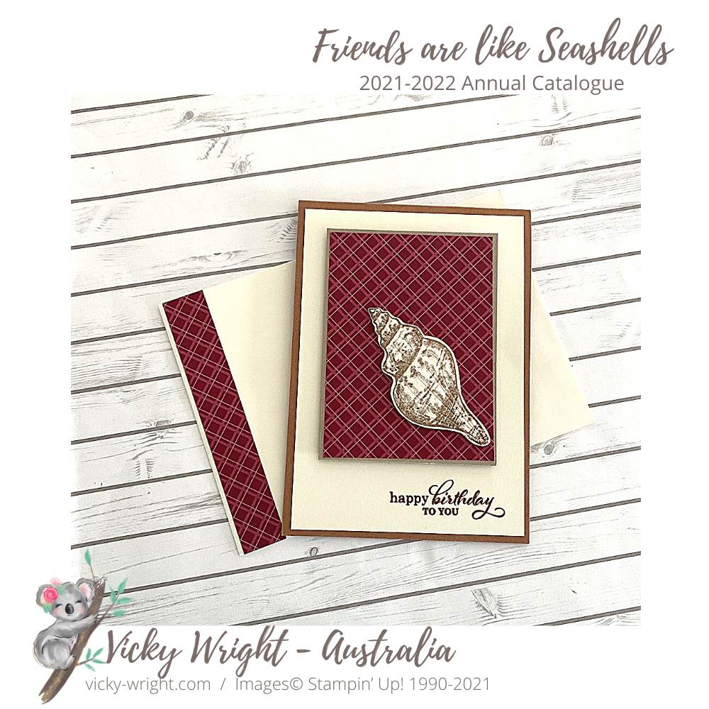 Vicky wright stampin up friends are like seashells 1