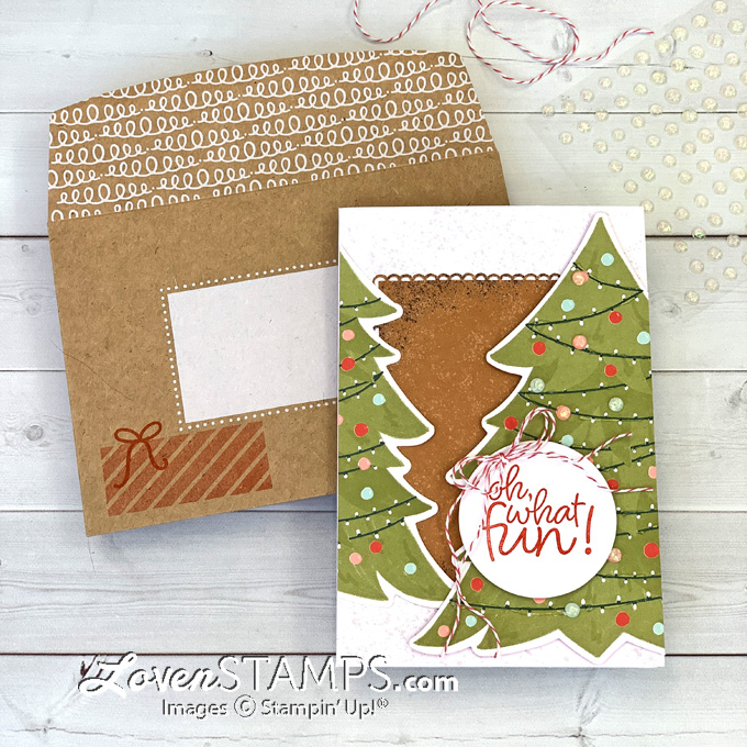 Gifts galore november 2021 paper pumpkin alternate project card idea stampin up gingerbread memories